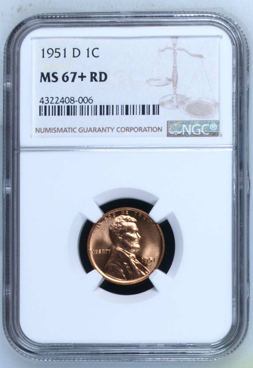 1951 D 1C MS | Coin Explorer | NGC