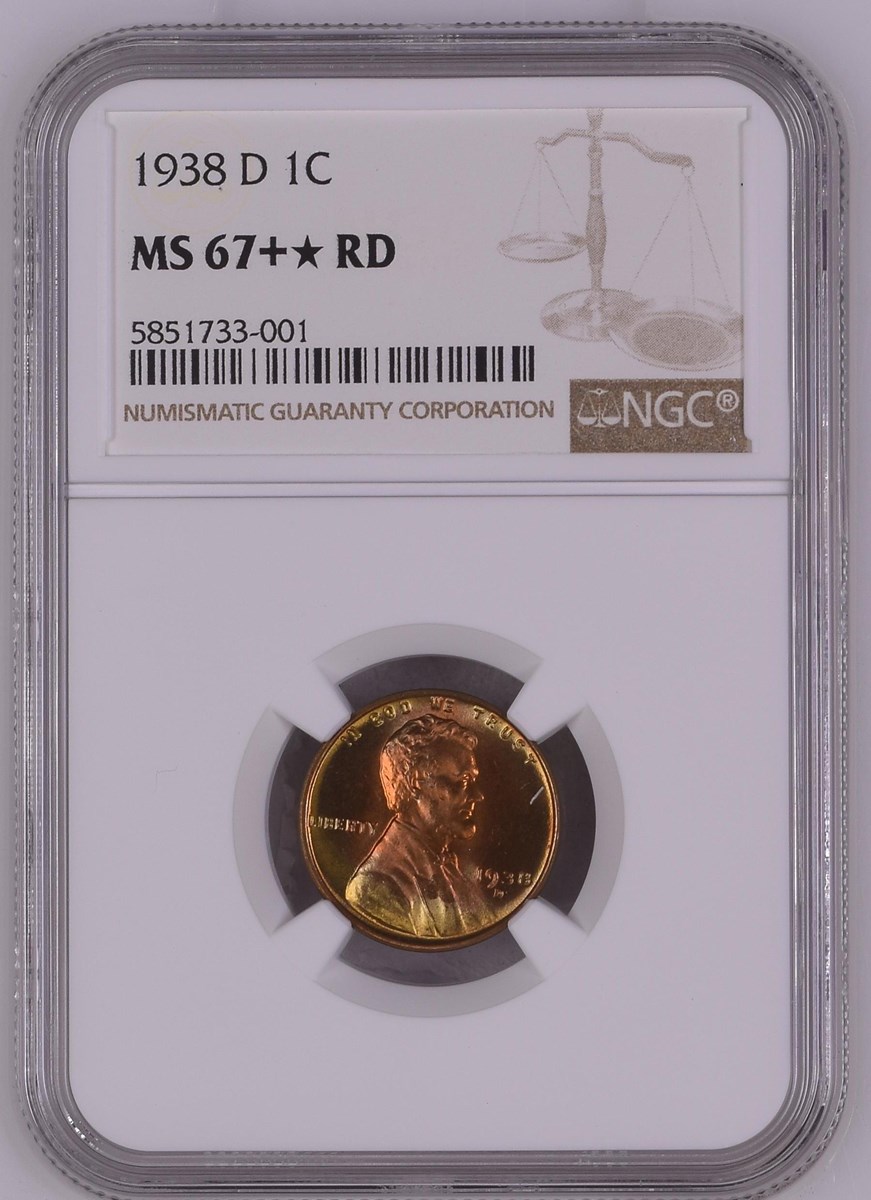 1938 D 1C MS | Coin Explorer | NGC