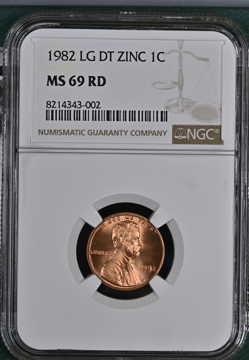 1982 LG DT ZINC 1C MS | Coin Explorer | NGC