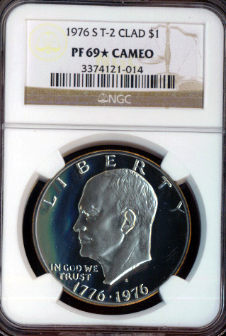 1776-1976 S T-2 CLAD $1 PF | Coin Explorer | NGC