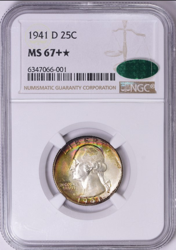 1941 D 25C MS | Coin Explorer | NGC