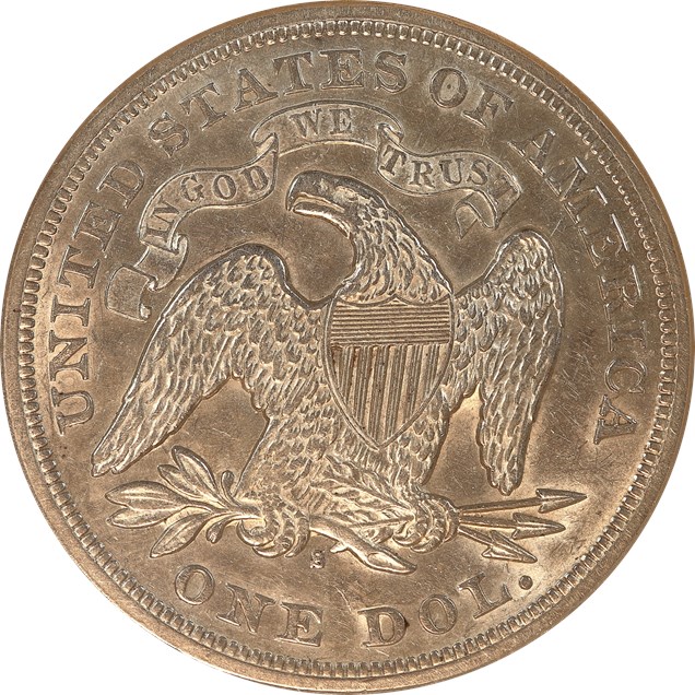 1872 S $1 MS | Coin Explorer | NGC