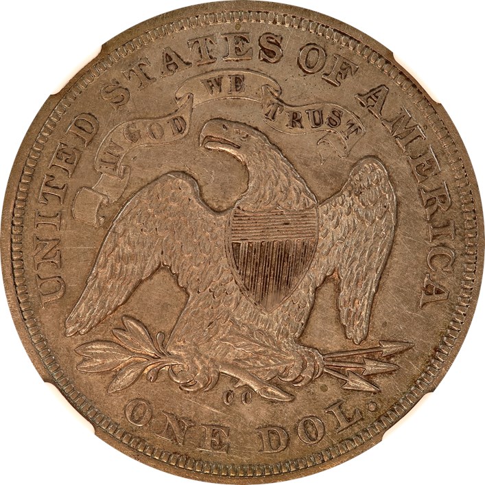 1873 CC $1 MS | Coin Explorer | NGC