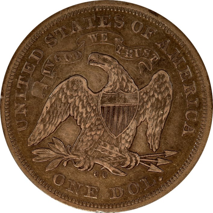 1872 CC $1 MS | Coin Explorer | NGC