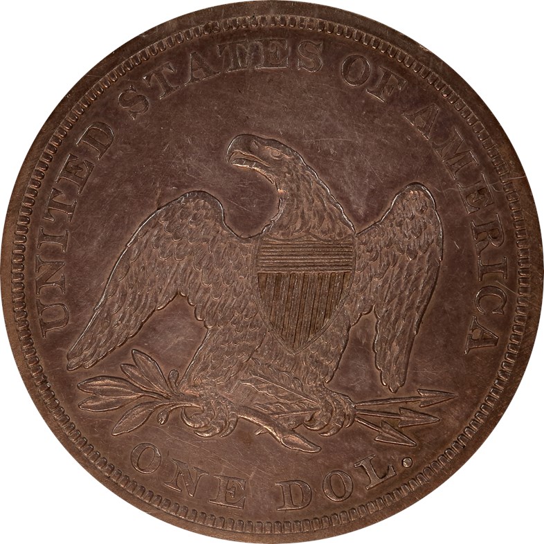 1864 $1 MS | Coin Explorer | NGC