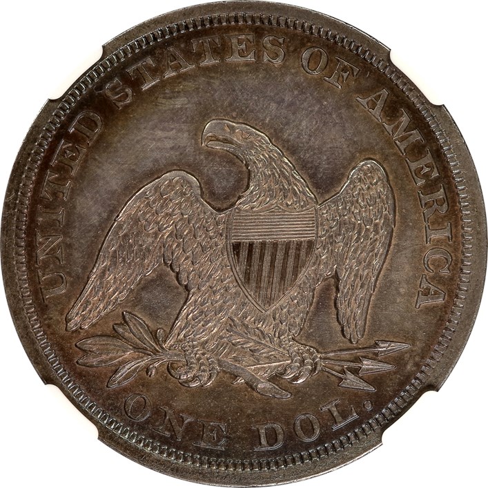 1854 $1 MS | Coin Explorer | NGC