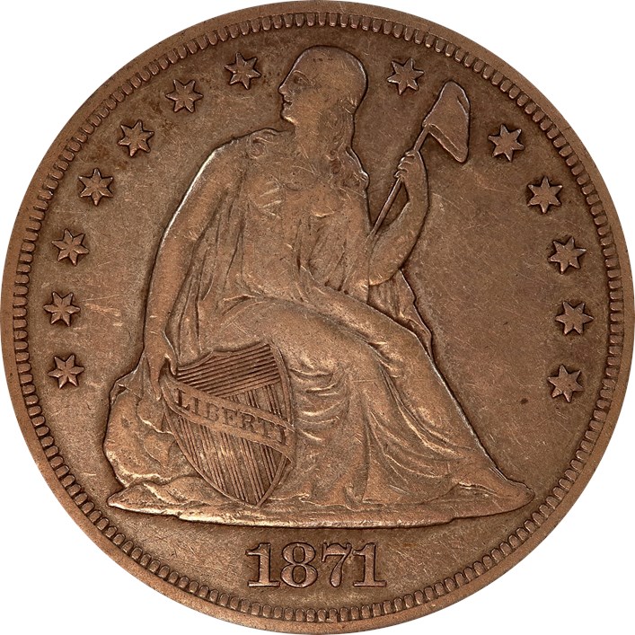 1871 CC $1 MS | Coin Explorer | NGC