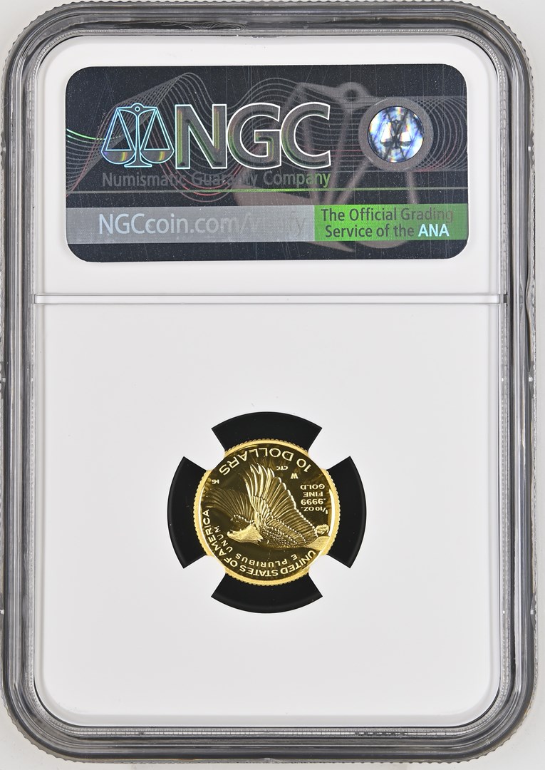 2018 W High Relief - .9999 Fine G$10 PF | Coin Explorer | NGC