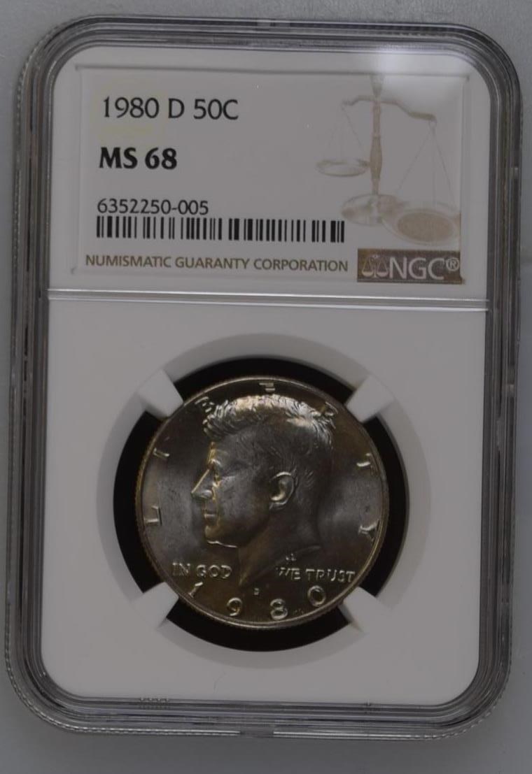 1980 D 50C MS | Coin Explorer | NGC