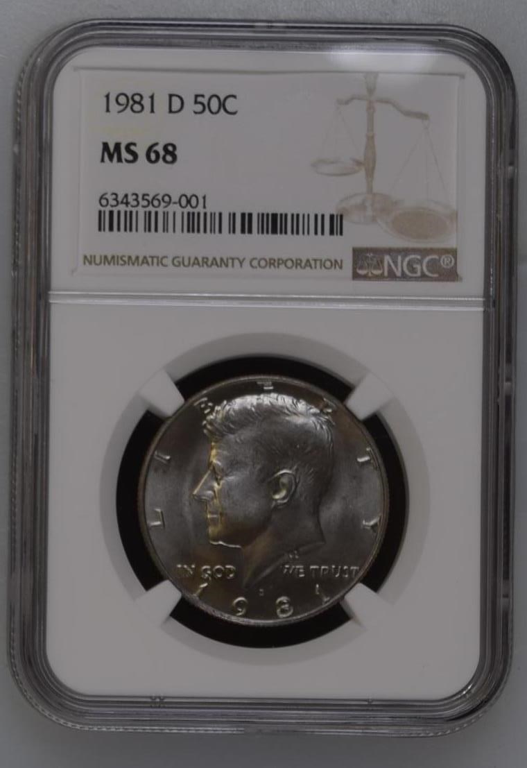 1981 D 50C MS | Coin Explorer | NGC