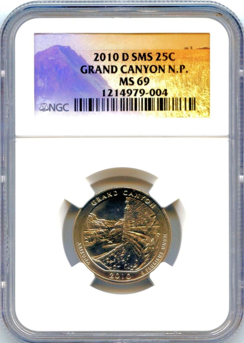 2010 D SMS GRAND CANYON 25C MS | Coin Explorer | NGC