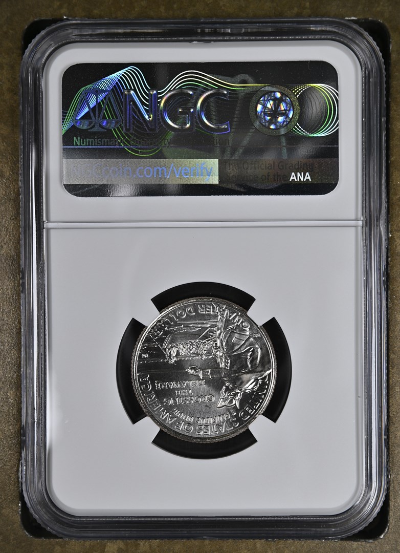 2021 P Crossing the Delaware 25C MS | Coin Explorer | NGC