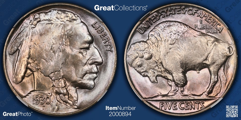 1930 インド 5コリ銀貨NGC MS63 準TOP 1930 インド 5コリ銀貨NGC MS63