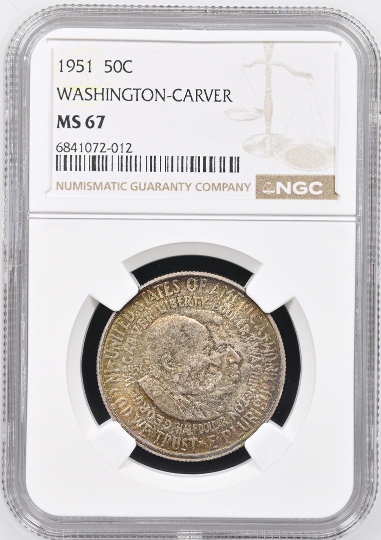 1951 WASHINGTON-CARVER 50C MS | Coin Explorer | NGC