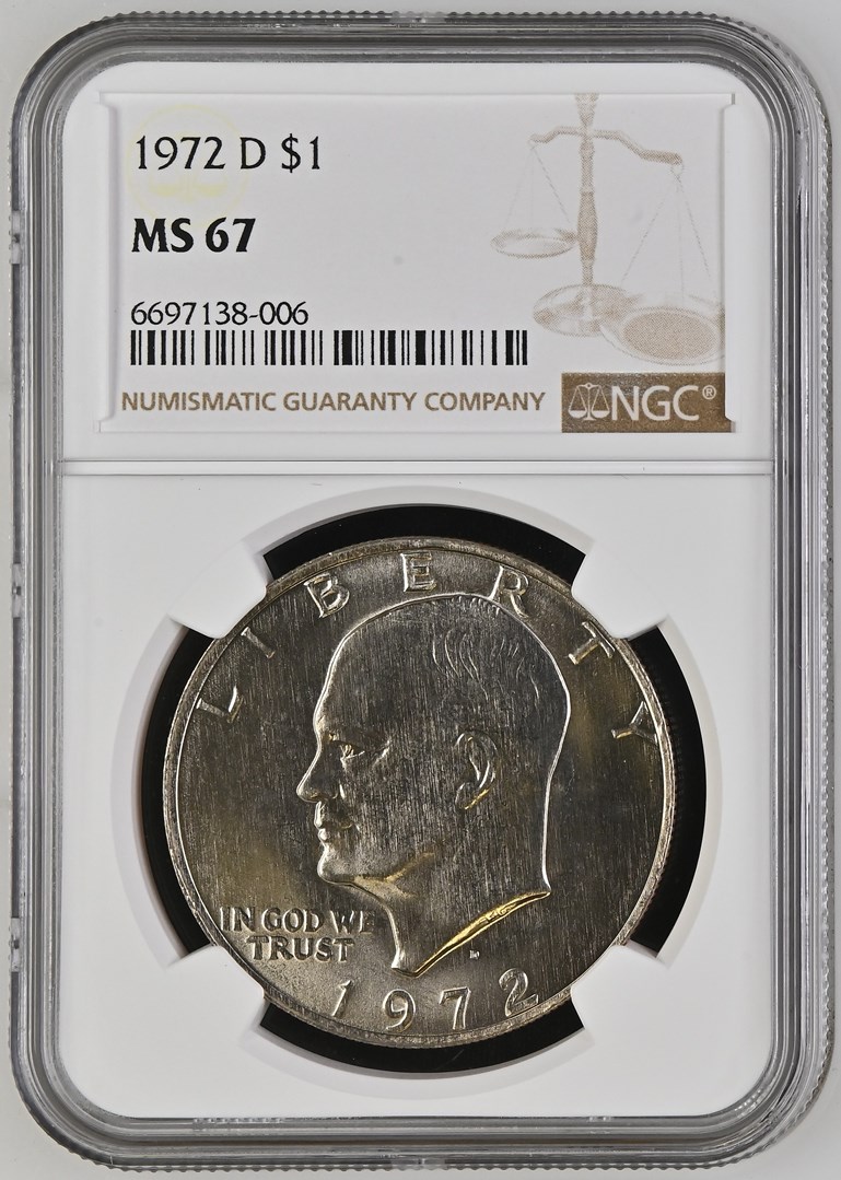 1972 D $1 MS | Coin Explorer | NGC