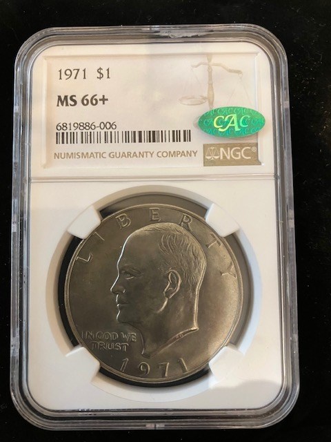 1971 $1 MS | Coin Explorer | NGC