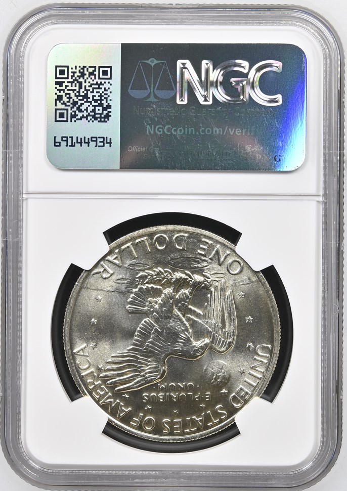 1972 S SILVER $1 MS | Coin Explorer | NGC