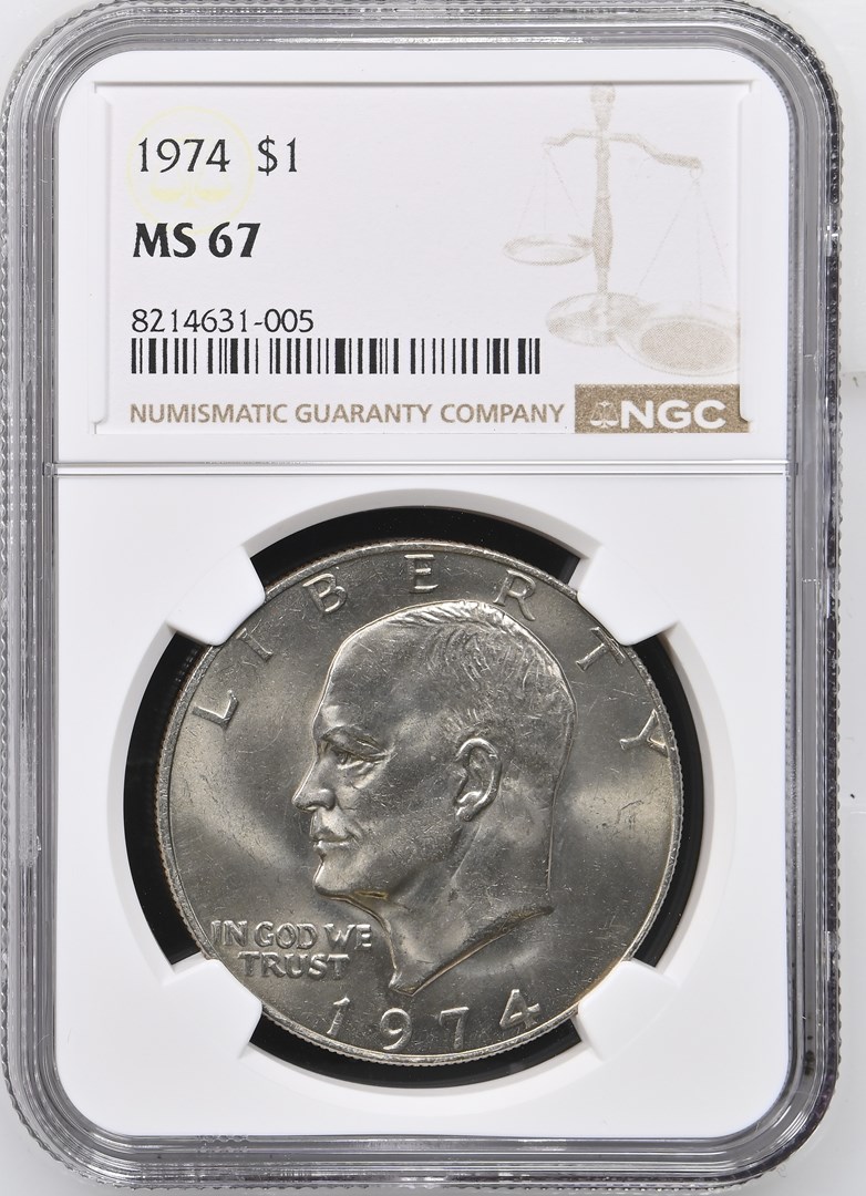 1974 $1 MS | Coin Explorer | NGC