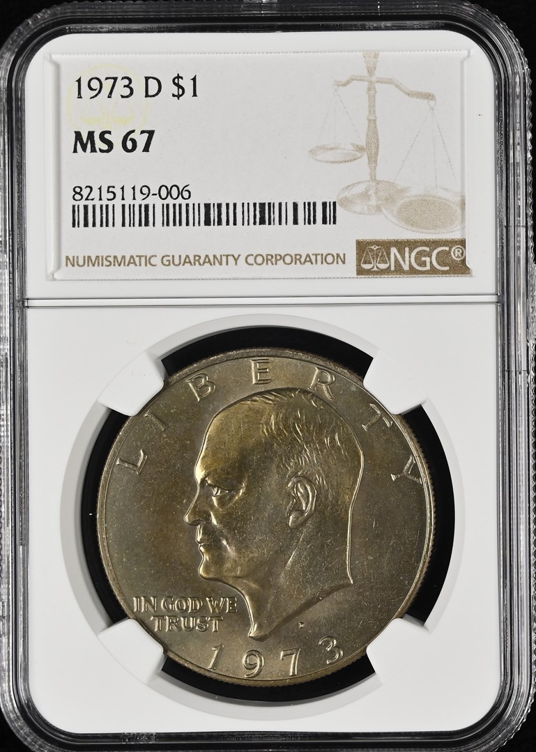 1973 D $1 MS | Coin Explorer | NGC