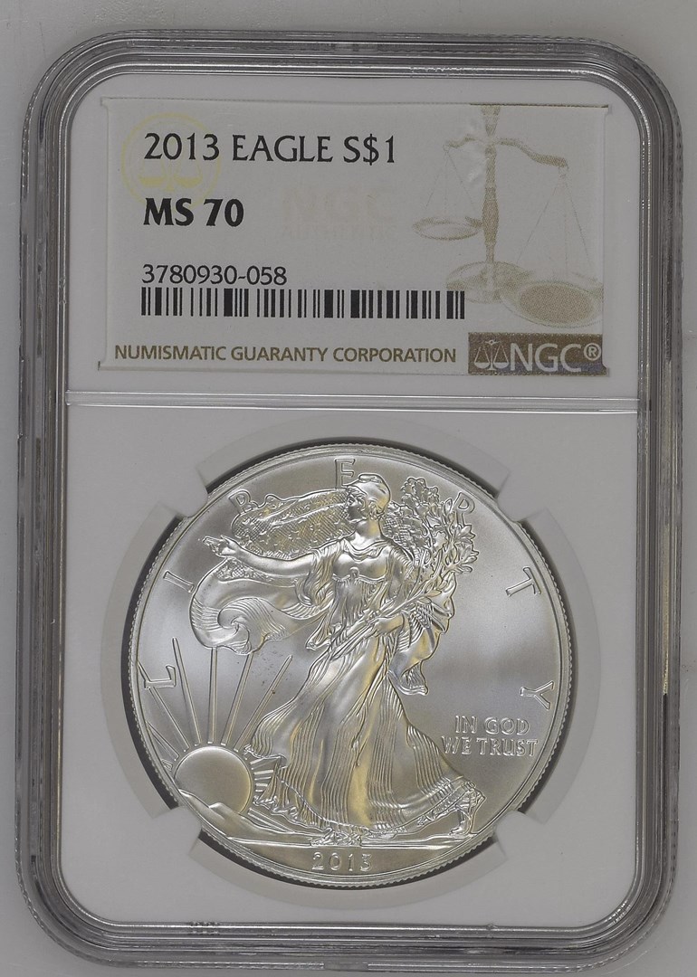 2013 EAGLE S$1 MS | Coin Explorer | NGC
