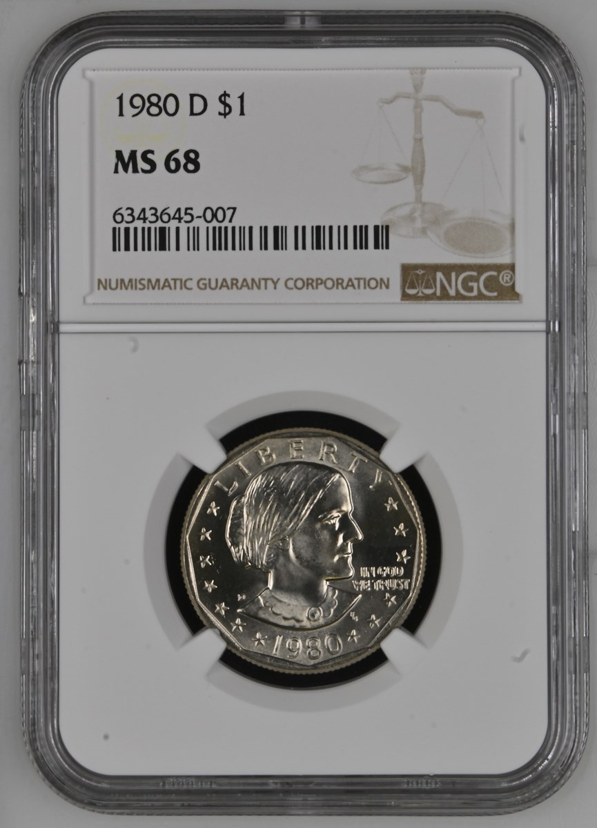 1980 D $1 MS | Coin Explorer | NGC