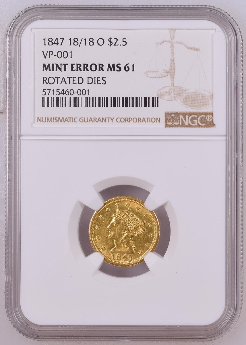 1847 O $2.5 MS | Coin Explorer | NGC