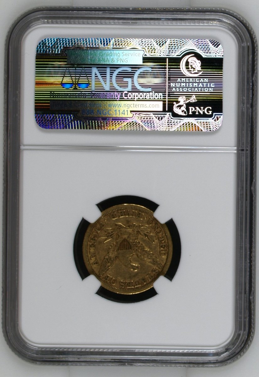 1860 S $5 MS | Coin Explorer | NGC