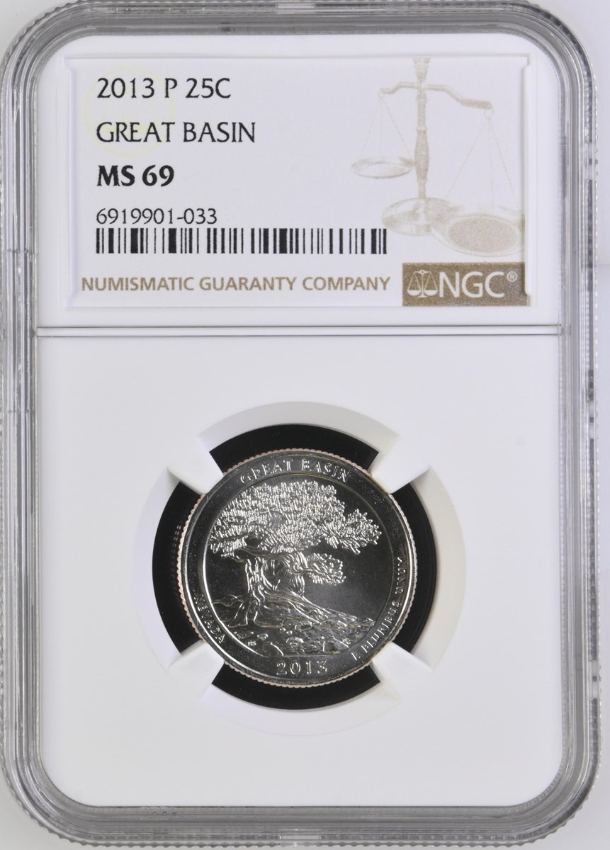2013 P GREAT BASIN 25C MS | Coin Explorer | NGC