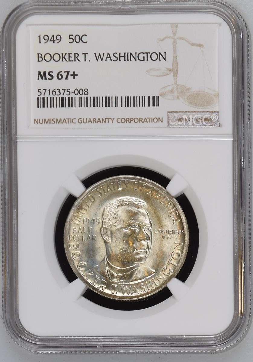 1949 BOOKER T. WASHINGTON 50C MS | Coin Explorer | NGC