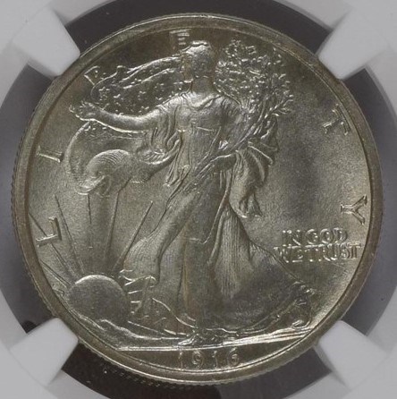 1916 50C MS | Coin Explorer | NGC