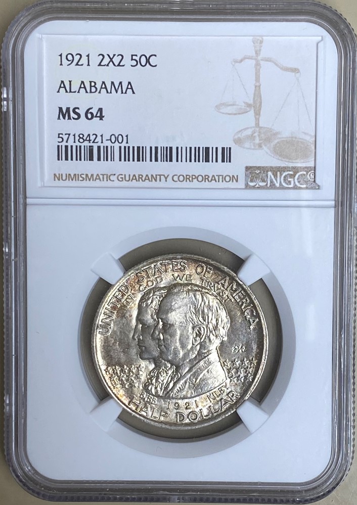ALABAMA 1921 2X2 Coin Details Early Commemoratives