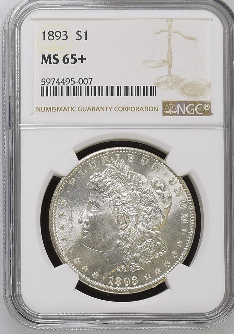 1893 $1 MS | Coin Explorer | NGC