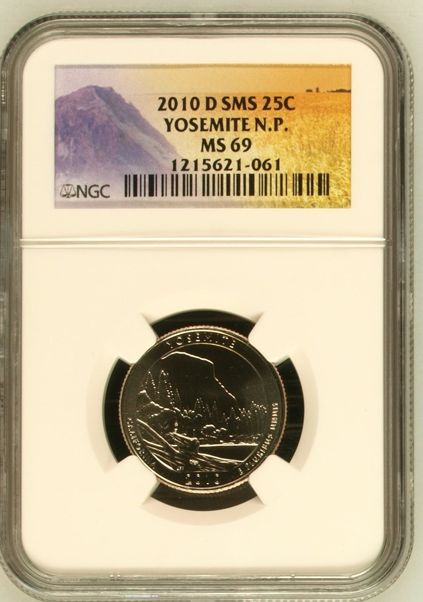2010 D SMS YOSEMITE 25C MS | Coin Explorer | NGC