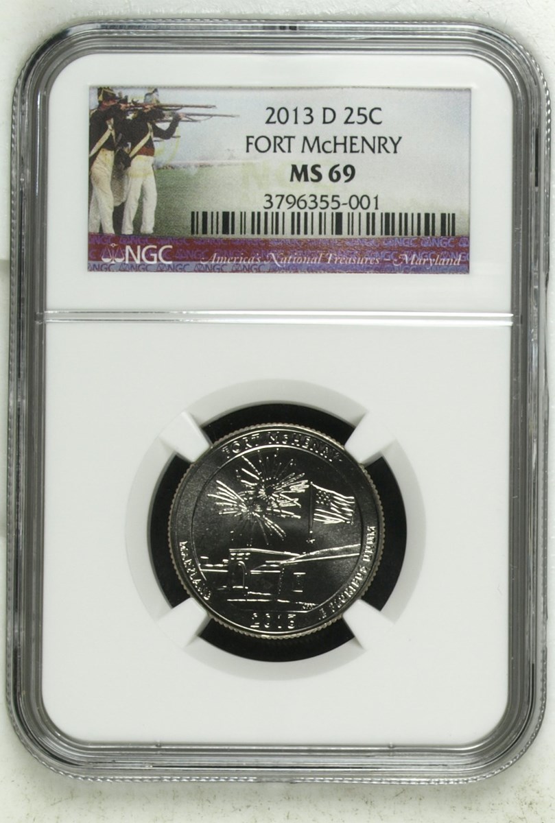2013 D FORT McHENRY 25C MS | Coin Explorer | NGC