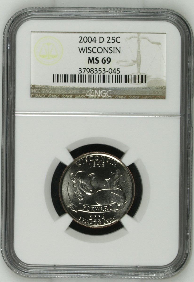 2004 D WISCONSIN 25C MS | Coin Explorer | NGC