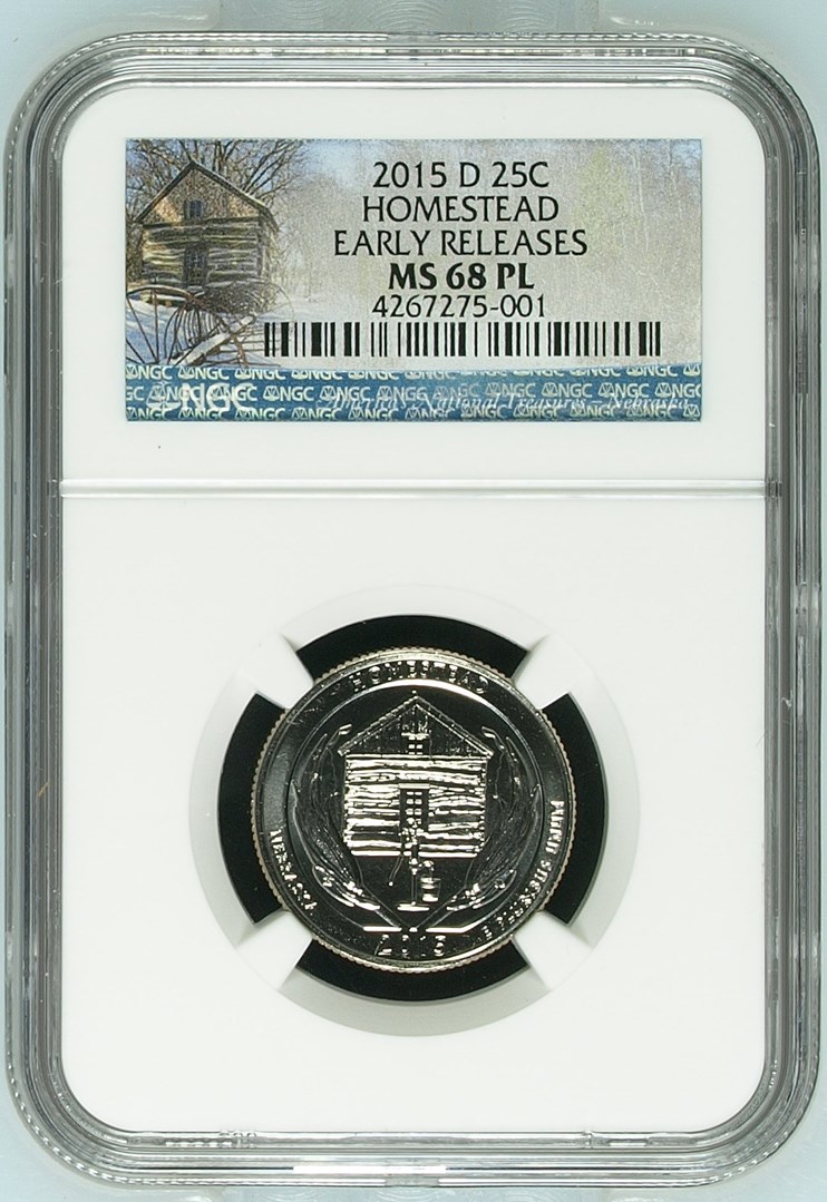 2015 D HOMESTEAD 25C MS | Coin Explorer | NGC