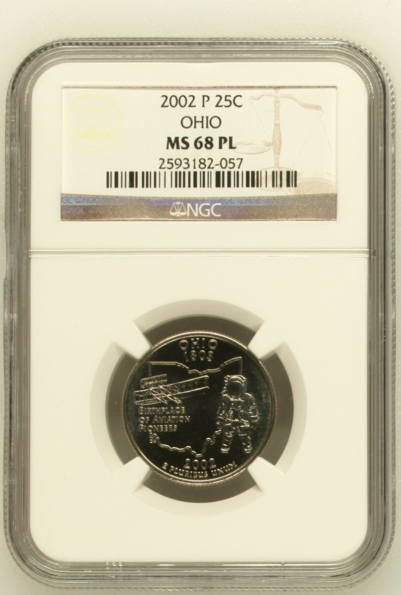 2002 P OHIO 25C MS | Coin Explorer | NGC