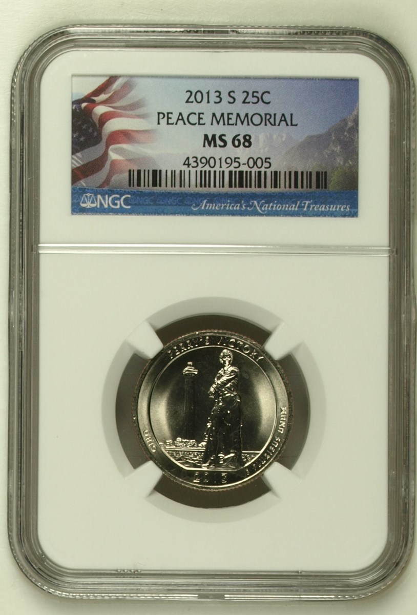 2013 S PEACE MEMORIAL 25C MS | Coin Explorer | NGC