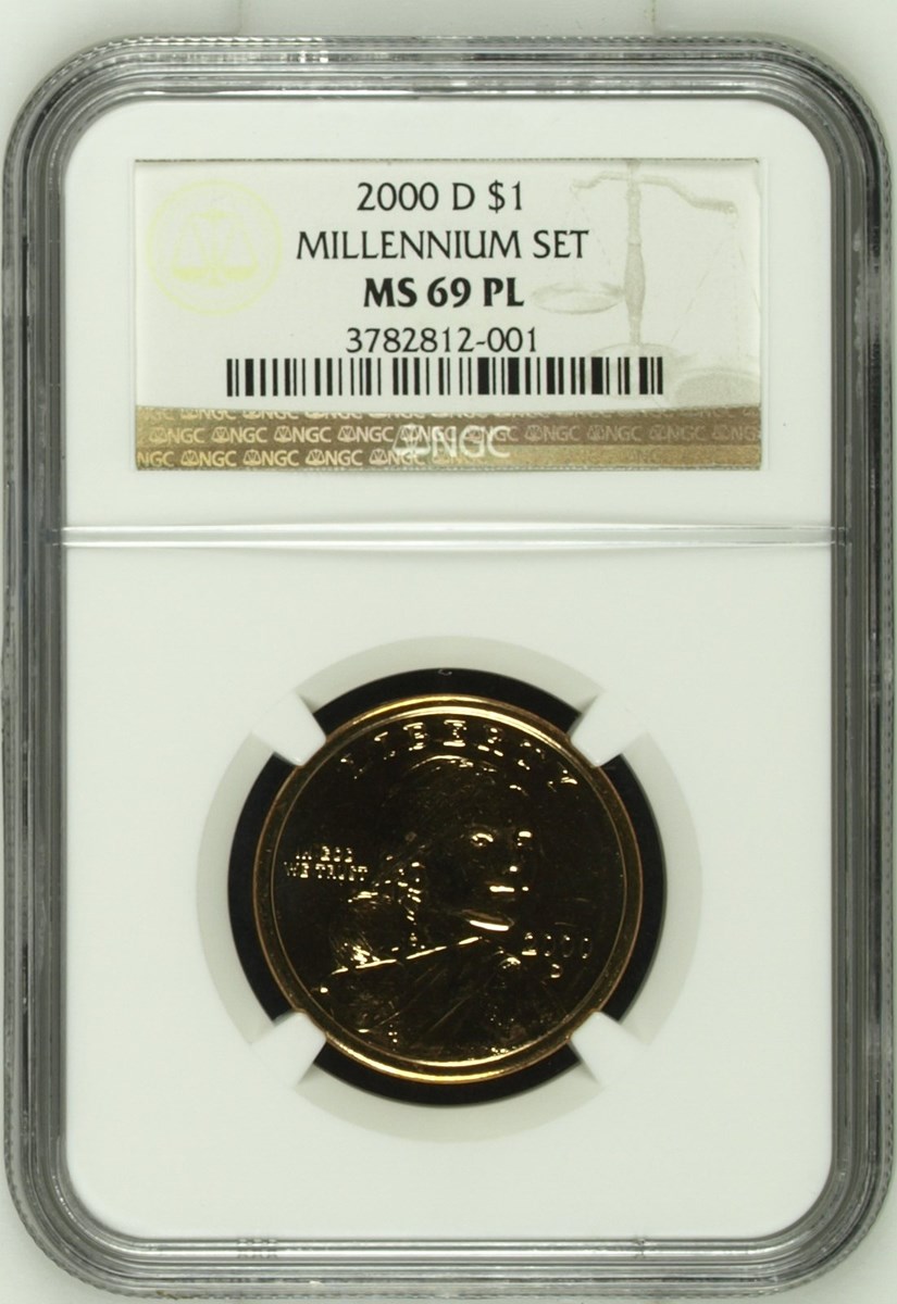 2000 D MILLENNIUM SET $1 MS | Coin Explorer | NGC