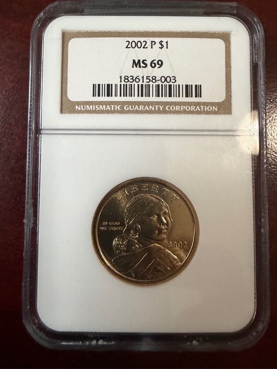 2002 P $1 MS | Coin Explorer | NGC