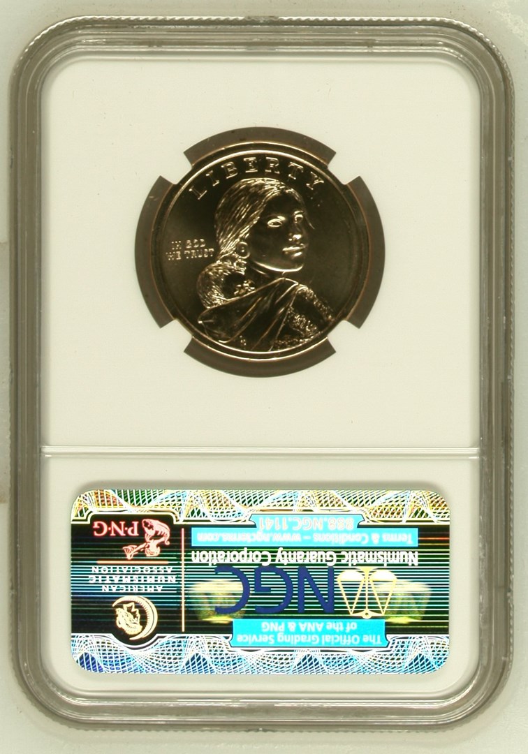 2012 P SACAGAWEA 17th CENTURY TRADE ROUTES $1 MS | Coin Explorer | NGC
