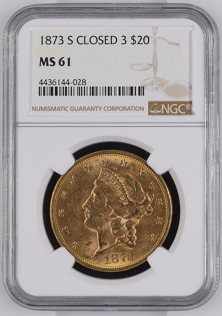 聖竜 ガブエリウス 2枚 1873 S CLOSED 3 $20 MS | Coin Explorer | NGC