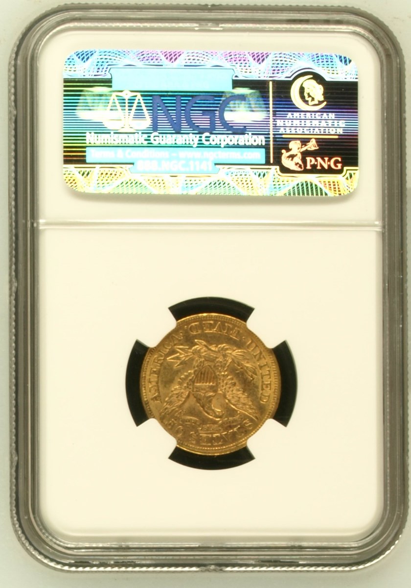 1873 CLOSED 3 $5 MS | Coin Explorer | NGC