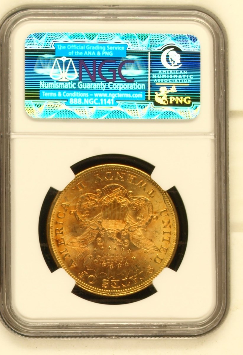 1875 $20 MS | Coin Explorer | NGC