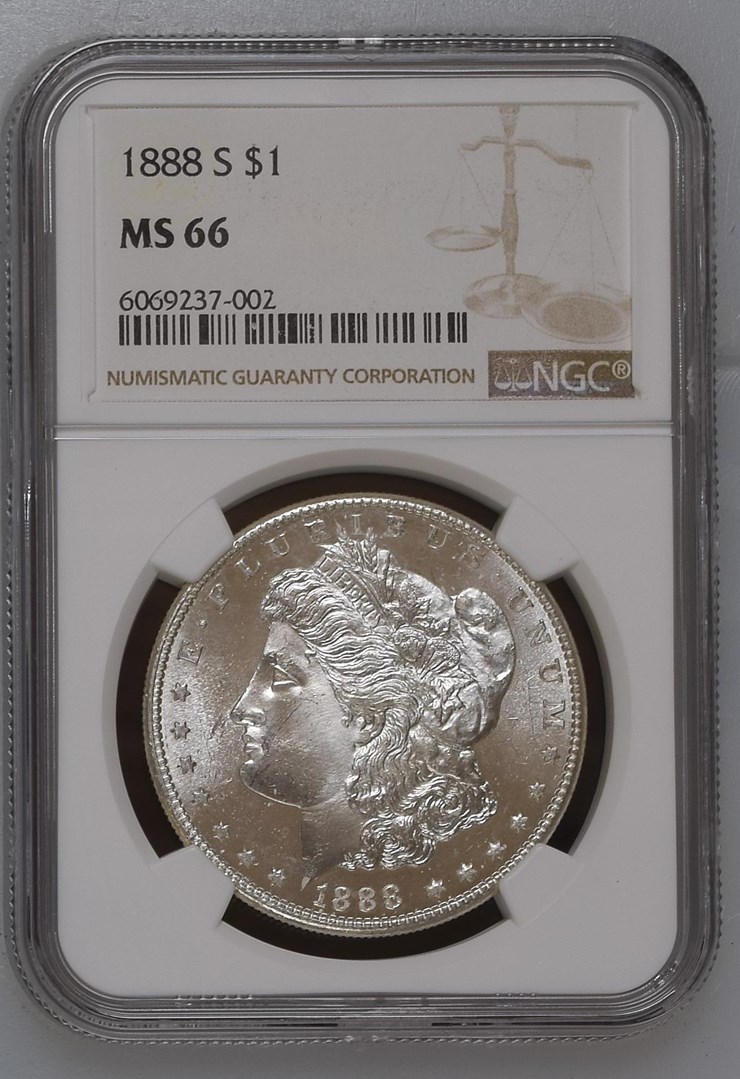 1888 S $1 MS | Coin Explorer | NGC