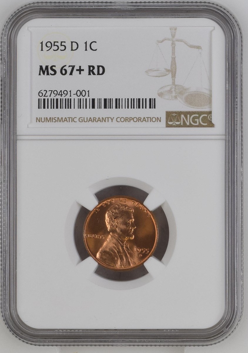 1955 D 1C MS | Coin Explorer | NGC