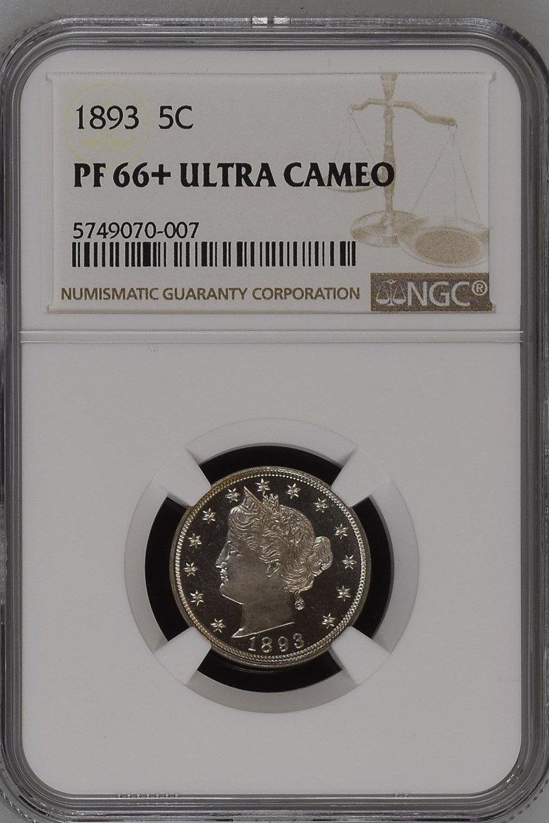 1893 5C PF | Coin Explorer | NGC