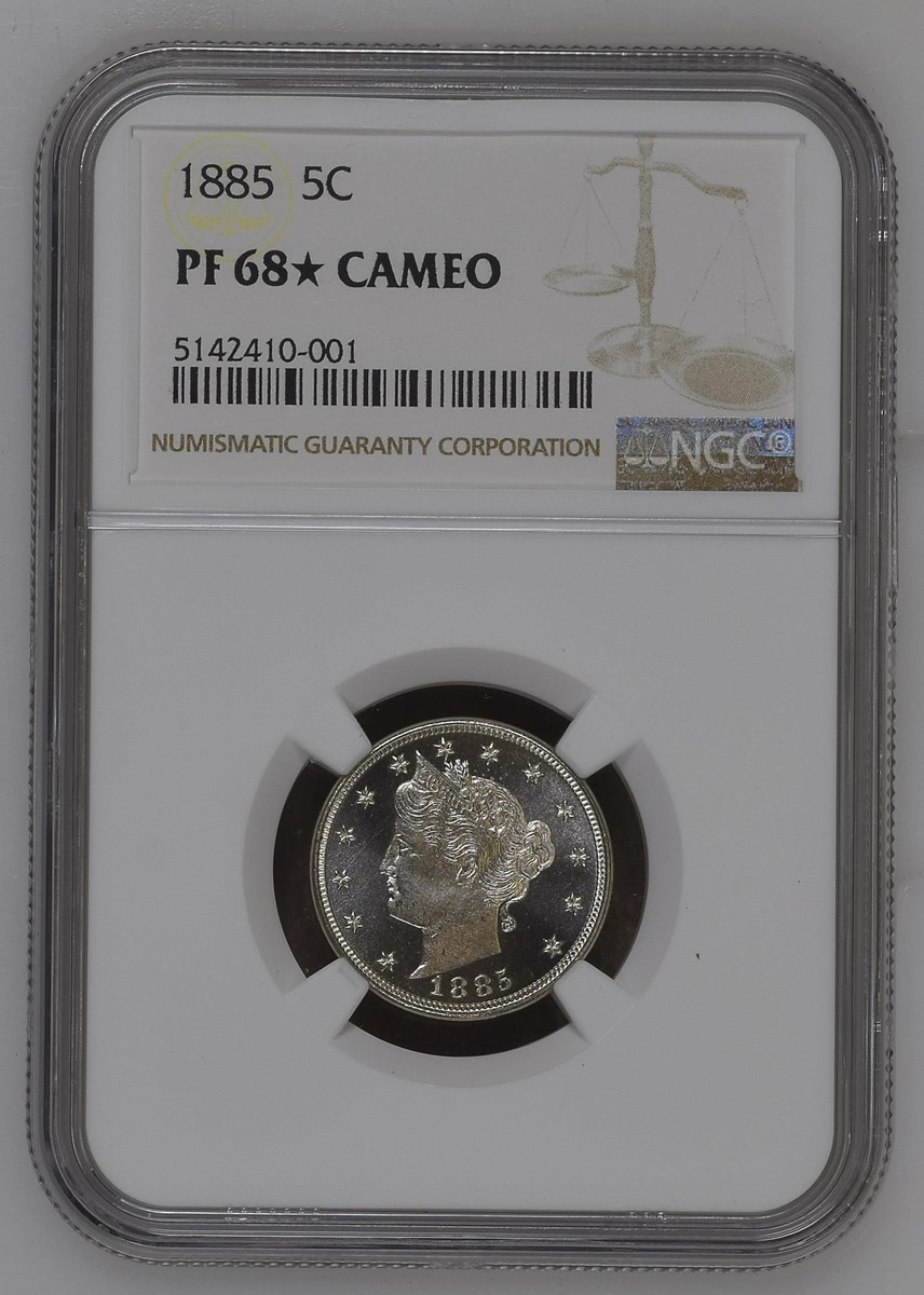 1885 5C PF | Coin Explorer | NGC