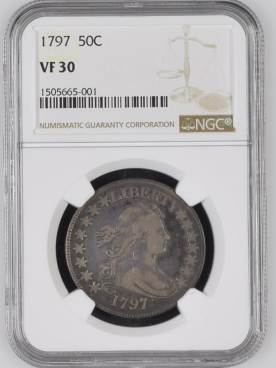 1797 50C MS Draped Bust Half Dollars NGC