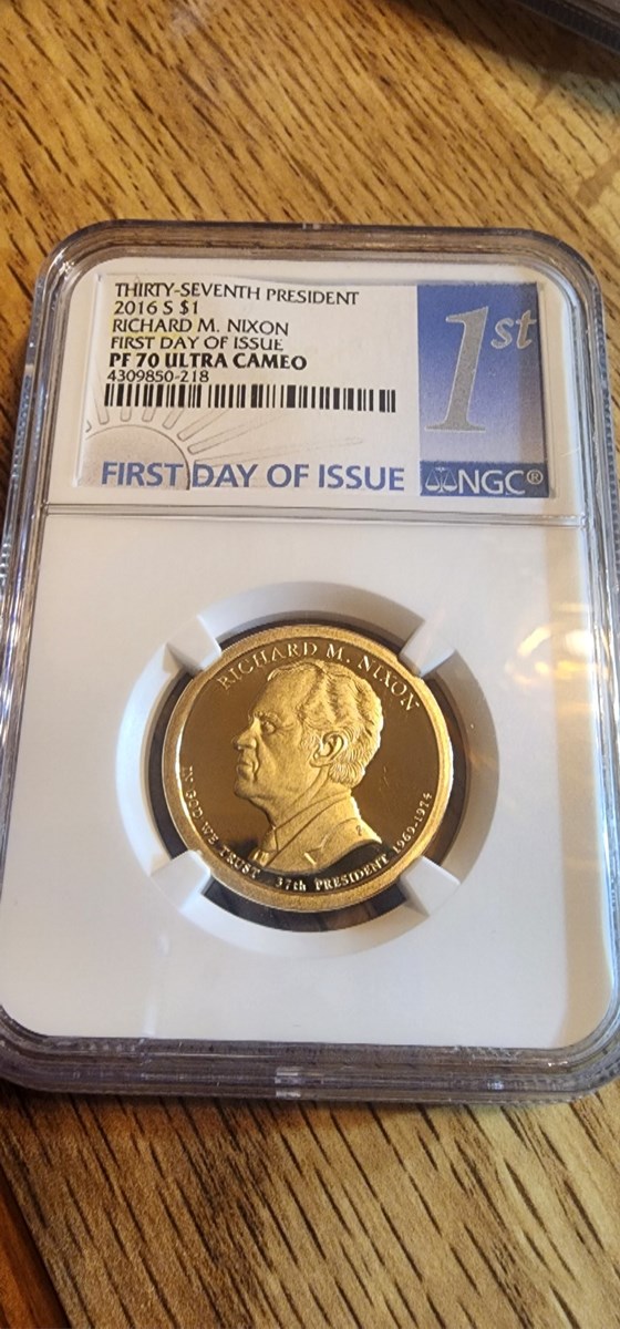 2016 S RICHARD M. NIXON $1 PF | Coin Explorer | NGC